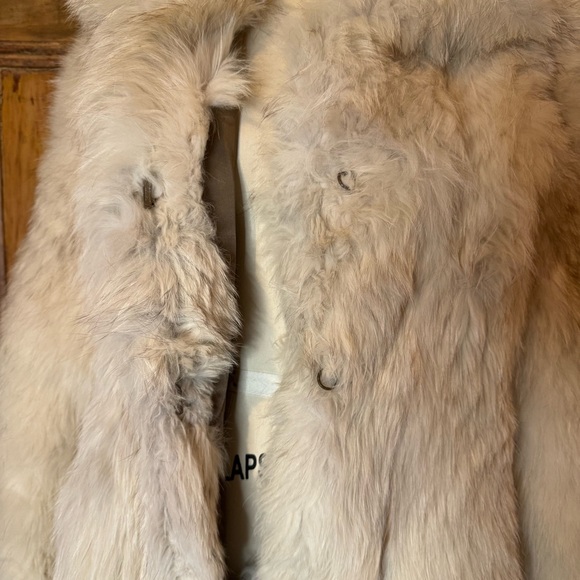 Vintage White fox fur full length mobwife coat - Picture 11 of 17